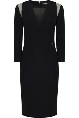 Dsquared2 Dames, Jurken, Zwart, Maat: S Viscose