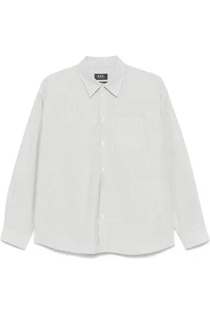 A.P.C. Dames, Blouses & Shirts, Wit, Maat: S Katoen