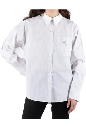 Acne Studios Dames, Blouses & Shirts, Wit, Maat: XS Katoen