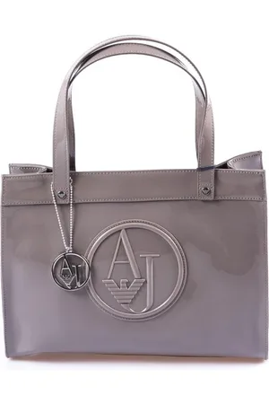 Emporio Armani Dames, Tassen, Grijs, Maat: ONE Size Vinyl