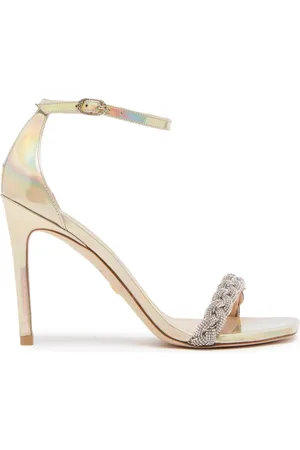 Stuart Weitzman Dames, Schoenen, Grijs, Maat: 40 1/2 EU Leer