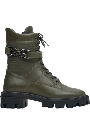 Estro Dames, Schoenen, Groen, Maat: 39 EU Leer