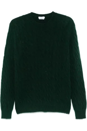 Boglioli Heren, Truien, Groen, Maat: XL Wol