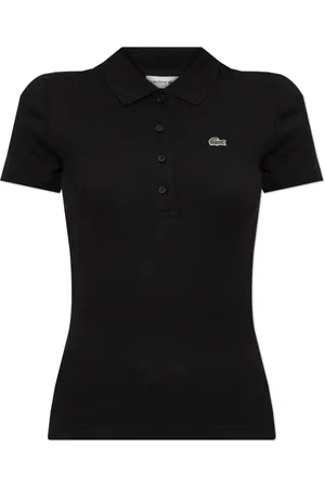 Lacoste Dames, Tops, Zwart, Maat: L Katoen