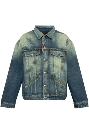 Dsquared2 Dames, Jassen, Blauw, Maat: S Denim