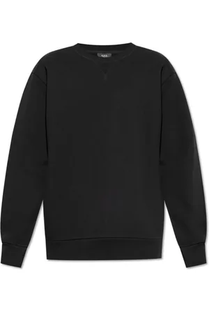 A.P.C. Heren, Sweatshirts & Hoodies, Zwart, Maat: XL Katoen