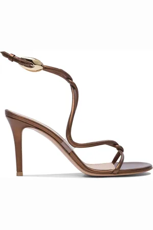 Gianvito Rossi Dames, Schoenen, Bruin, Maat: 39 EU Leer