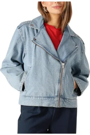 Modstrom Dames, Jassen, Blauw, Maat: XS Katoen
