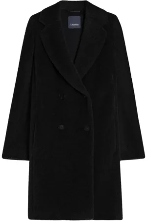 Max Mara Dames, Mantels, Zwart, Maat: XL Wol
