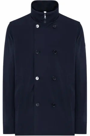 Duno Heren, Mantels, Blauw, Maat: 2XL Poliester