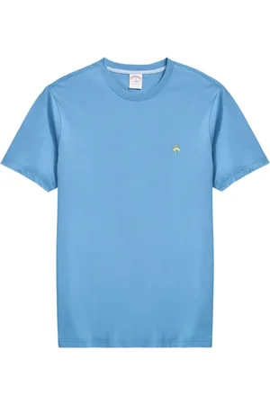 Brooks Brothers Heren, Tops, Blauw, Maat: S Katoen