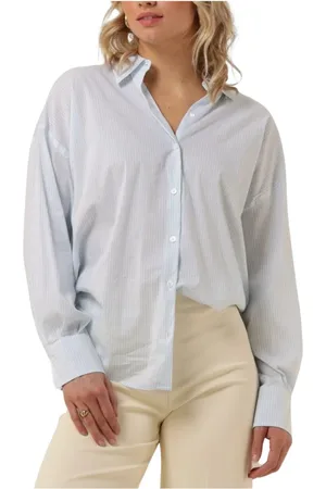 Drykorn Dames, Blouses & Shirts, Blauw, Maat: S