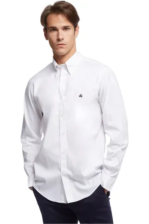 Brooks Brothers Heren, Overhemden, Wit, Maat: XS
