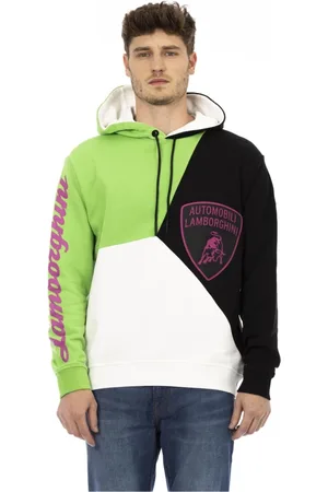 AUTOMOBILI LAMBORGHINI Heren, Sweatshirts & Hoodies, Veelkleurig, Maat: L Katoen