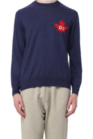 Dsquared2 Heren, Sweatshirts & Hoodies, Blauw, Maat: S
