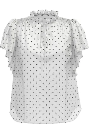 Co`Couture Dames, Blouses & Shirts, Wit, Maat: XL Viscose