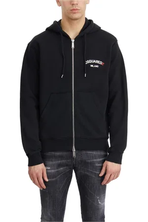 Dsquared2 Heren, Sweatshirts & Hoodies, Zwart, Maat: M