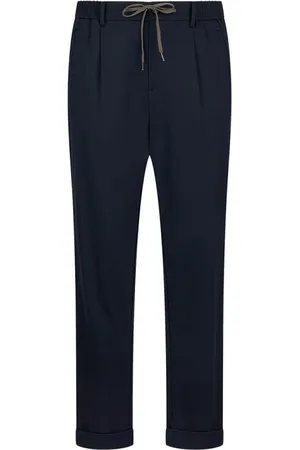 Liu Jo Heren, Broeken, Blauw, Maat: XL Katoen
