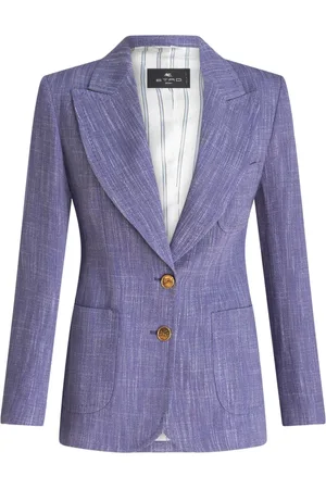 Etro Dames, Jassen, Blauw, Maat: XS Viscose