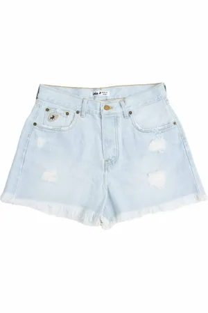 Lois Dames, Korte broeken, Blauw, Maat: W31 Denim