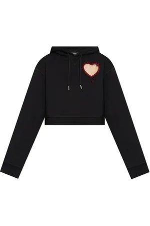 Dsquared2 Dames, Sweatshirts & Hoodies, Zwart, Maat: XS Katoen
