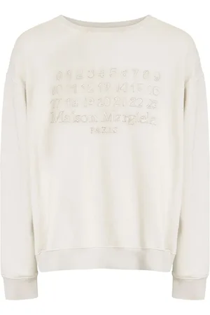 Maison Margiela Heren, Sweatshirts & Hoodies, Wit, Maat: XS Katoen