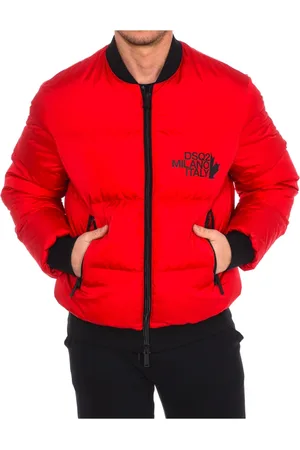 Dsquared2 Heren, Jassen, Rood, Maat: XL Polyamide