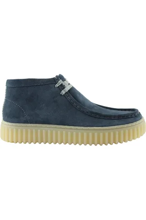 Clarks Heren, Schoenen, Blauw, Maat: 44 EU Suède