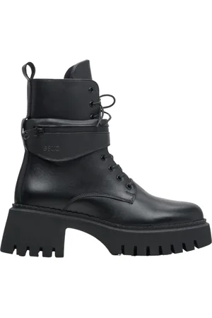 Estro Dames, Schoenen, Zwart, Maat: 37 EU Leer