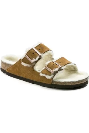 Birkenstock Dames, Schoenen, Bruin, Maat: 40 EU Suède