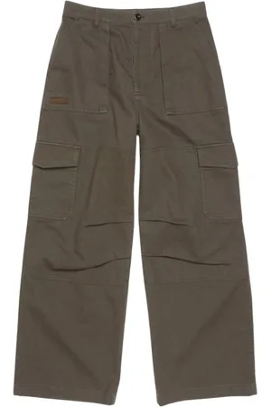Acne Studios Heren, Broeken, Groen, Maat: M Katoen