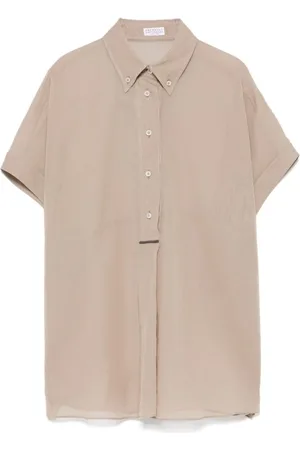 Brunello Cucinelli Dames, Blouses & Shirts, , Maat: S Katoen