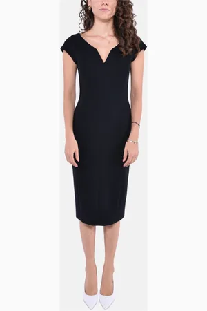 Max Mara Dames, Jurken, Zwart, Maat: 2XS Leer