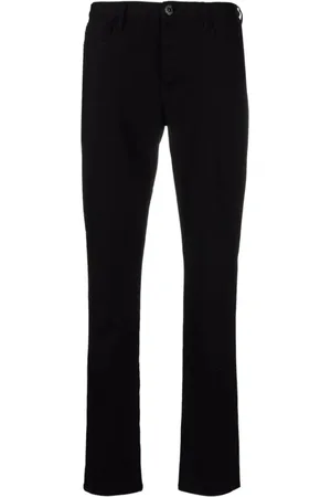 Emporio Armani Heren, Broeken, Zwart, Maat: W29 Katoen