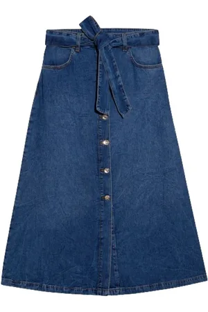 Liu Jo Dames, Rokken, Blauw, Maat: W32 Denim