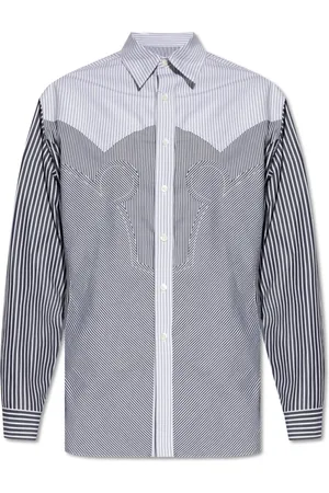 Maison Margiela Heren, Overhemden, Grijs, Maat: M Katoen
