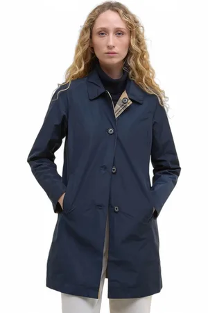 Barbour Dames, Mantels, Blauw, Maat: XL Poliester