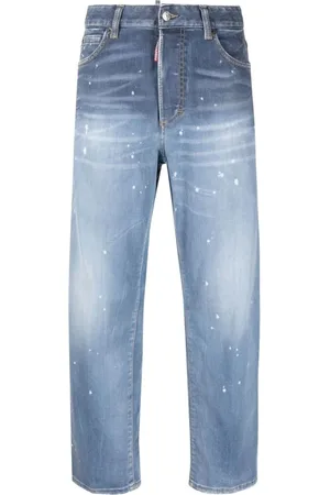 Dsquared2 Dames, Jeans, Blauw, Maat: 2XS Katoen