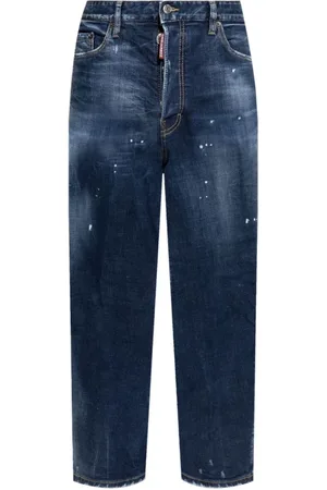 Dsquared2 Heren, Jeans, Blauw, Maat: S Katoen