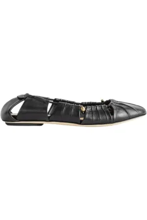Chloé Dames, Schoenen, Zwart, Maat: 36 EU Leer