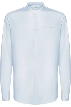 Dondup Heren, Overhemden, Blauw, Maat: M Katoen
