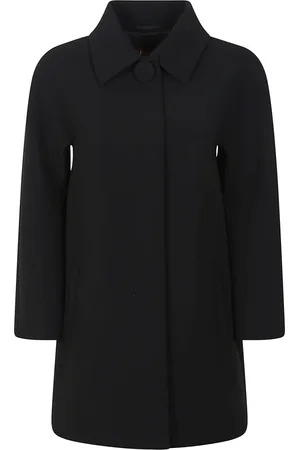 Max Mara Dames, Mantels, Zwart, Maat: XL Poliester