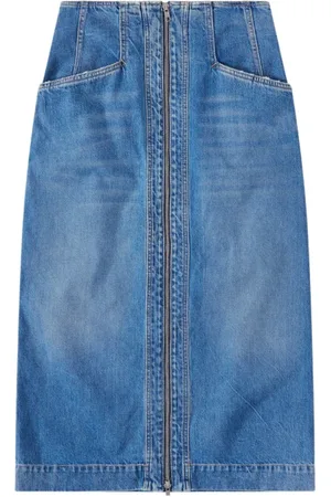Closed Dames, Rokken, Blauw, Maat: S Denim