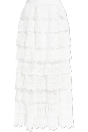 AllSaints Dames, Rokken, Wit, Maat: XS Poliester