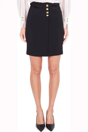 Elisabetta Franchi Dames, Rokken, Zwart, Maat: M Poliester