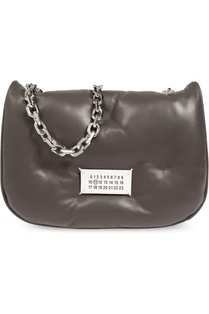 Maison Margiela Unisex, Tassen, Grijs, Maat: ONE Size Leer