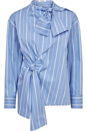 Co`Couture Dames, Blouses & Shirts, Blauw, Maat: S Katoen