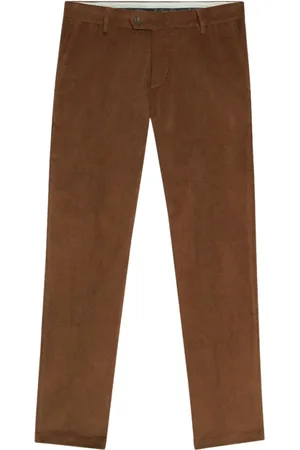 Brooks Brothers Heren, Broeken, Bruin, Maat: W44 Katoen