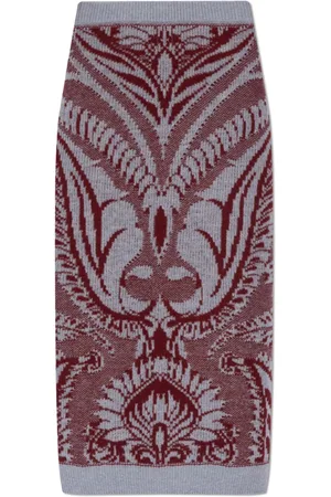 Etro Dames, Rokken, Veelkleurig, Maat: 2XS Wol