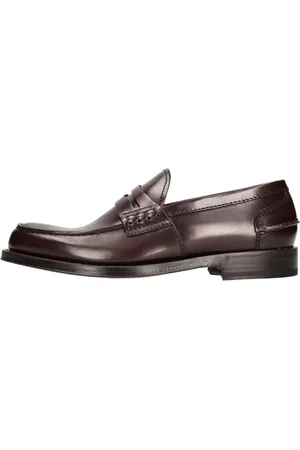 Green george Heren, Schoenen, Rood, Maat: 40 EU Leer
